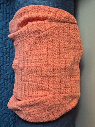 Americana naranja tweed