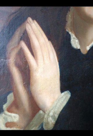Oleo sobre lienzo antiguo