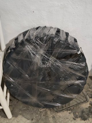 Yamaha DT Enduro Moto Cubierta Negra