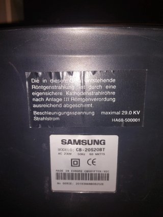 Samsung CB-20S20BT TV CRT