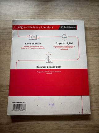Lengua castellana y literatura, 1 Bachillerato