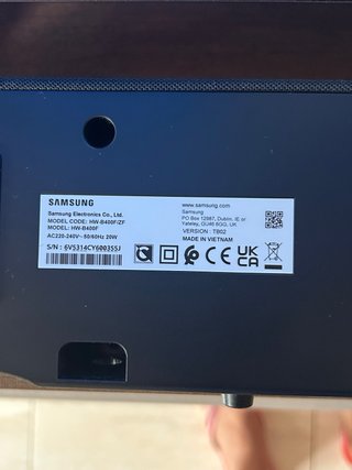 Barra de Sonido Samsung Negra