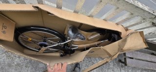 Bicicleta en caja