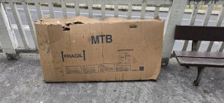 Bicicleta en caja