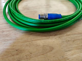 Cable PROFINET M12 4 pines 5m macho - macho