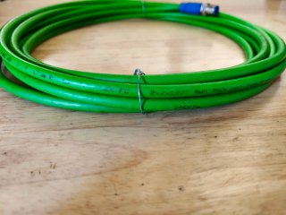 Cable PROFINET M12 4 pines 5m macho - macho