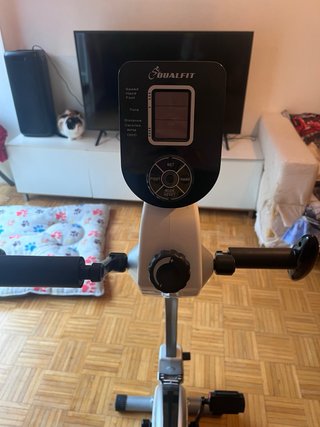 Bicicleta estática asiento XXL