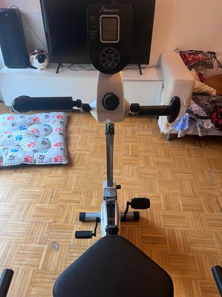 Bicicleta estática asiento XXL