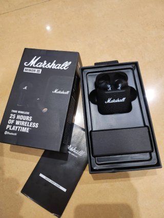 Marshall Minor III Auriculares Inalámbricos Negros