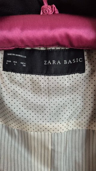 Chaqueta Zara Negra Mujer