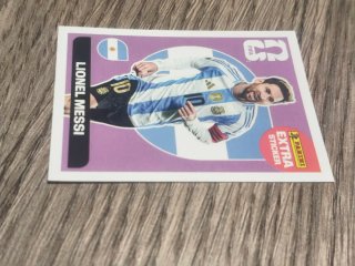 Cromo EXTRA STICKER MESSI FIFA PANINI