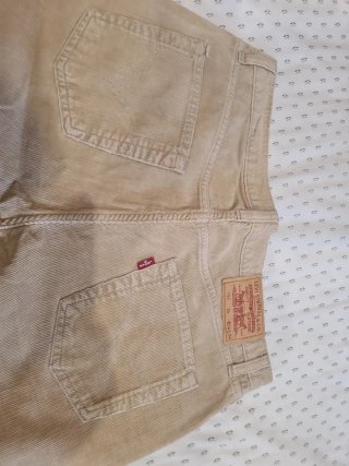 Pantalones Levi's de Pana Beige Talla L