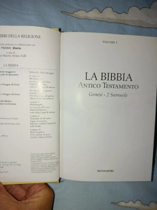 LA BIBBA, Antico Testamento, Genesi - Samuele