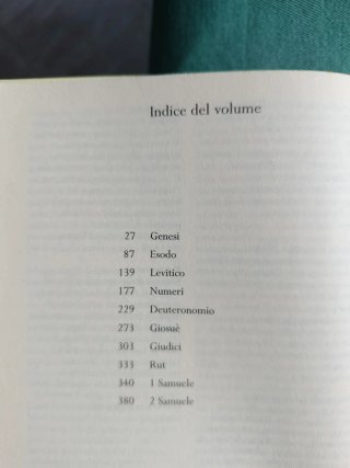 LA BIBBA, Antico Testamento, Genesi - Samuele