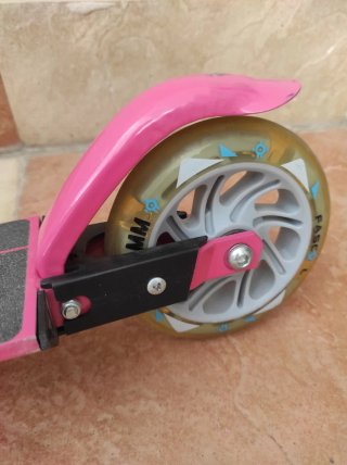 Patinete rosa FASCAL con correa