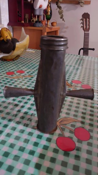 Máquina antigua para hacer churros