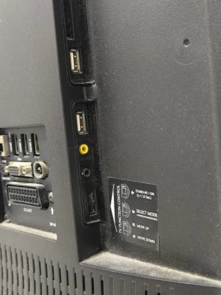 Televisión Toshiba Negra 32 pulgadas