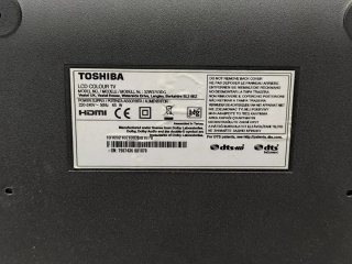 Televisión Toshiba Negra 32 pulgadas