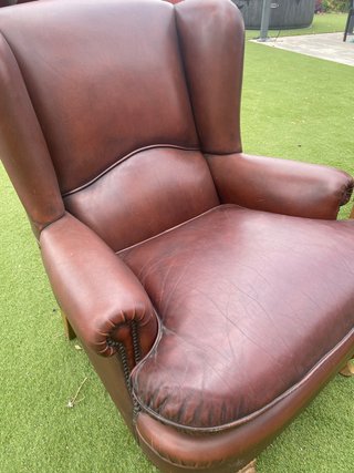 2 Sillones de Piel Marrón