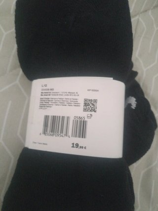 Calcetines Nike Crew Negros Talla 43