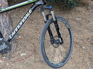 Cannondale SL4 M - Bici MTB convertida a carretera