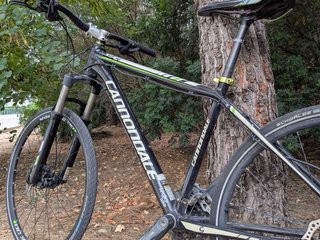 Cannondale SL4 M - Bici MTB convertida a carretera