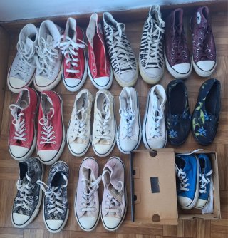 LOTE 11 PARES CONVERSE ALL STAR