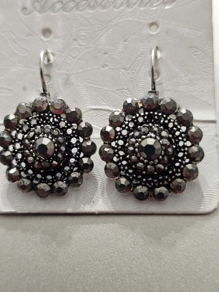 Pendientes vintage diseño roseta