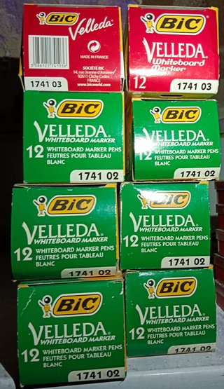 Rotuladores BIC Velleda Junior (12 unidades)
