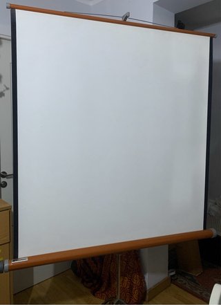 Pantalla de proyección con trípode 125x125 nuevo
