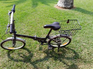 Bicicleta Plegable Negra Sin Estrenar