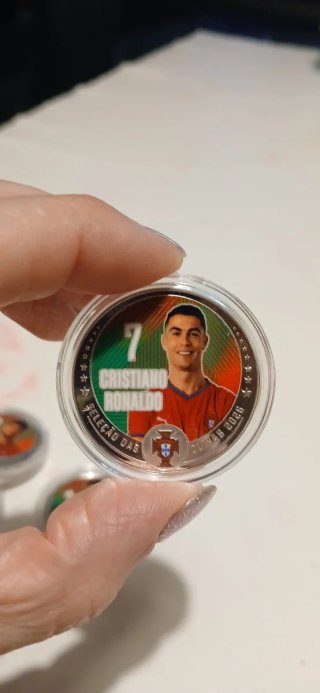 Moeda Cristiano Ronaldo C7 Seleção das Quinas