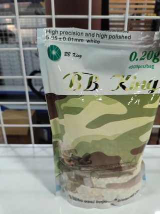 Bolas Airsoft 0.20g B King 4000uds
