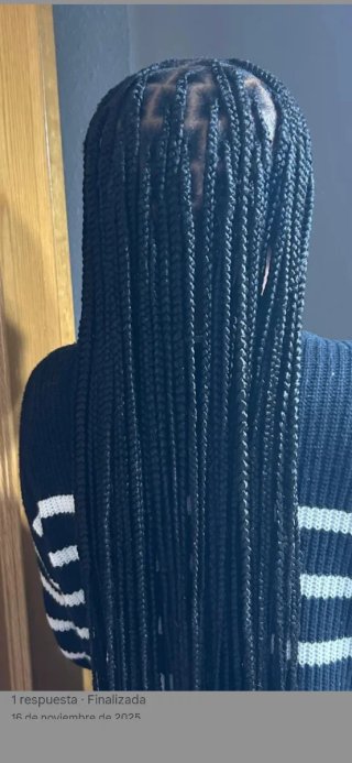 Trenzas Africanas Negras a domicilio o en tu casa