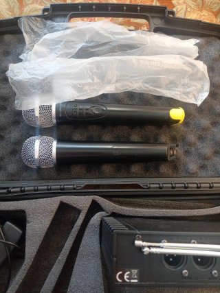 Micrófonos Inalámbricos VHF Dual