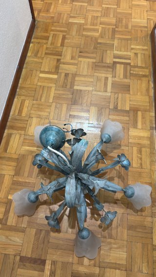 Lámpara de techo estilo floral