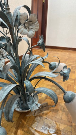 Lámpara de techo estilo floral