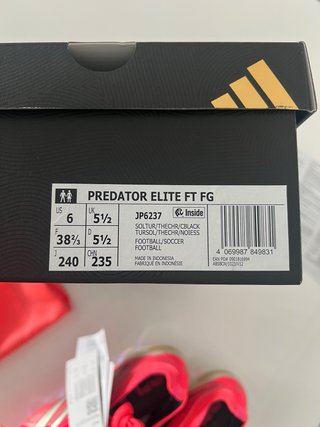 Botas fútbol Adidas Predator Elite FG T.38 2/3