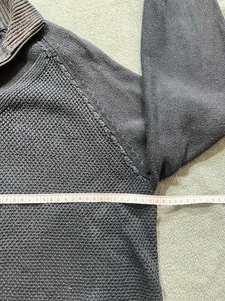 Jersey Calvin Klein Negro Media Cremallera