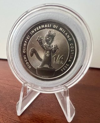 Tris Monete 1/4€ Giochi Invernali Milano-Cortina