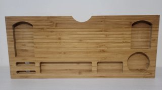 Soporte Monitor Organizador Bambú