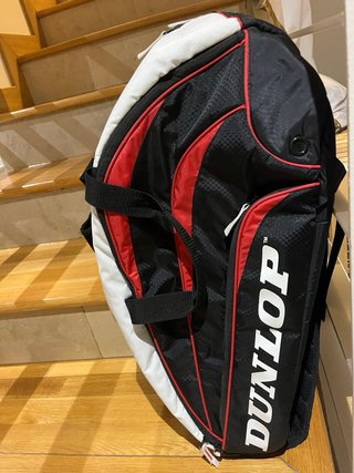 Paletero Dunlop Negro/Rojo/Blanco