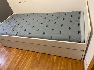 Cama infantil con cajones de ikea