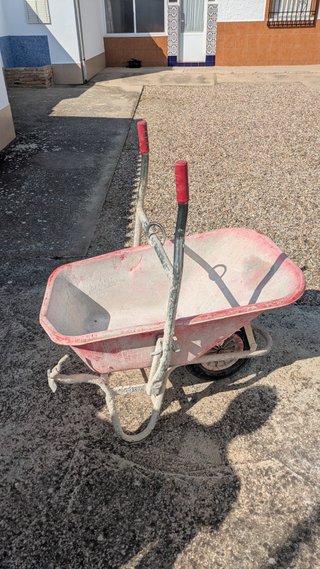 Maquinillo elevación obra