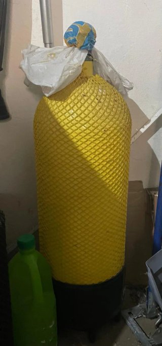 Botella y chaleco de buceo
