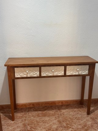 Mueble recibidor de madera
