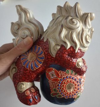Perro Foo Kutani Japón