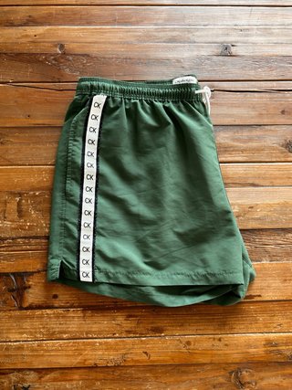 Calvin Klein Men’s Swim Shorts Green Size L | CK