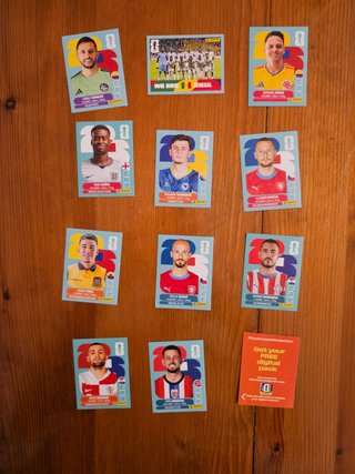 55 Cromos Panini Mundial 2026