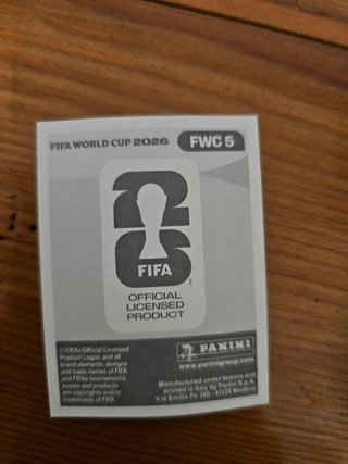 55 Cromos Panini Mundial 2026
